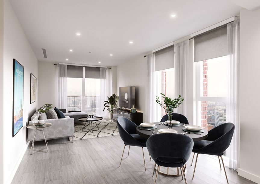 Islington Wharf, M4 6DN 2 bed apartment in Manchester Share to Buy