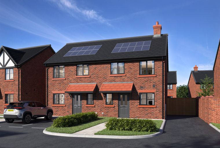 Shared Ownership, Park Gate Village, Knutsford Cheshire Garden City