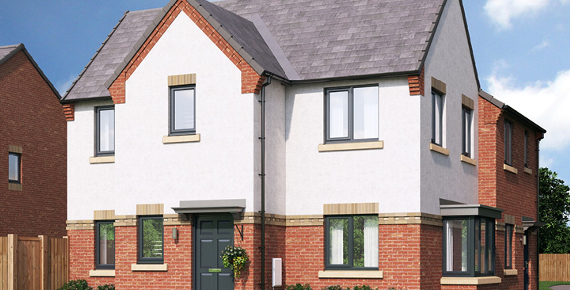 Harrap Meadows, Flanshaw Way, Wakefield, West Yorkshire WF2 9FT, WF2 9FU 3 bed house in