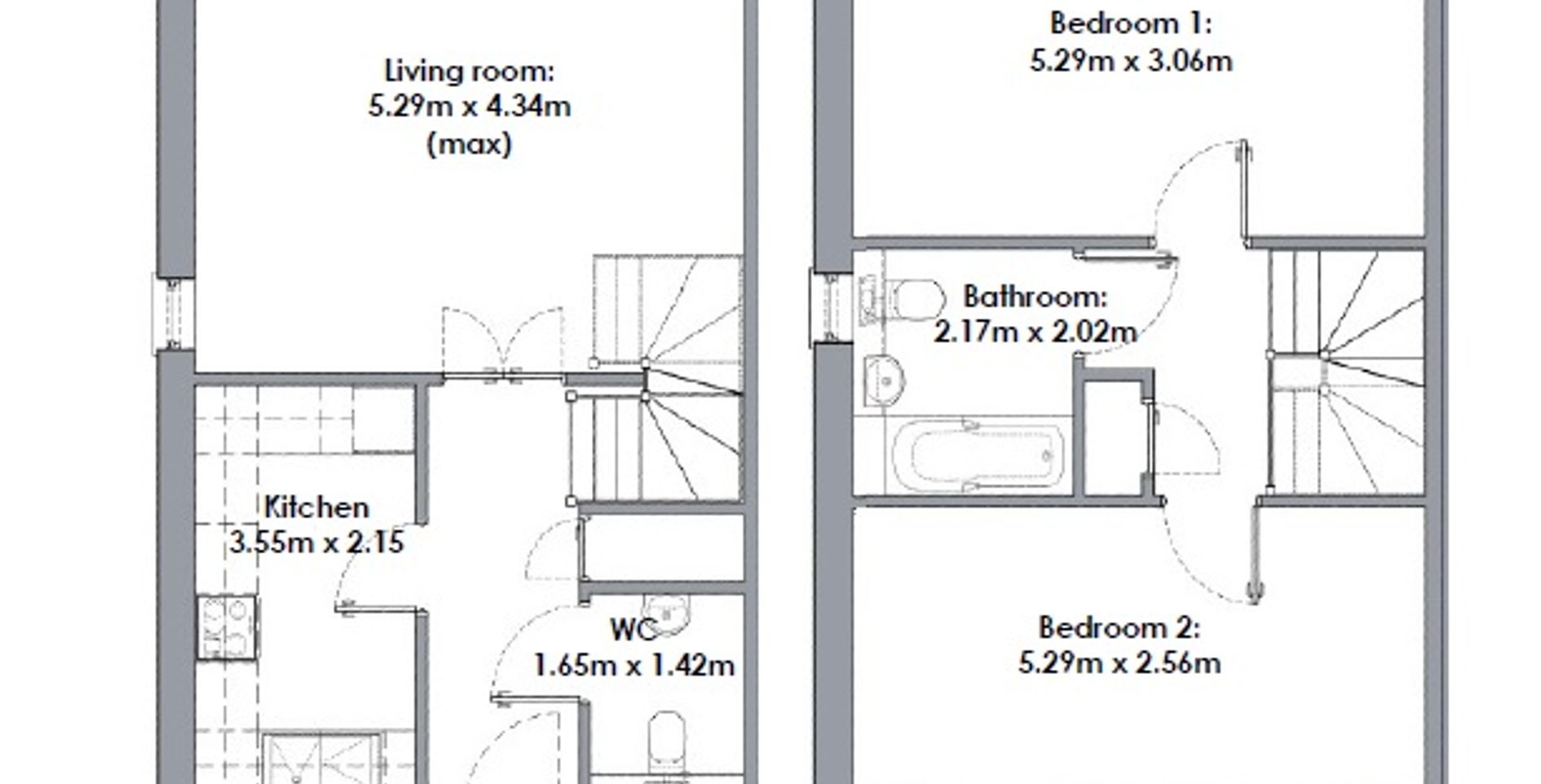 CM7 4FT 2 bedroom house in Braintree Essex Share to Buy