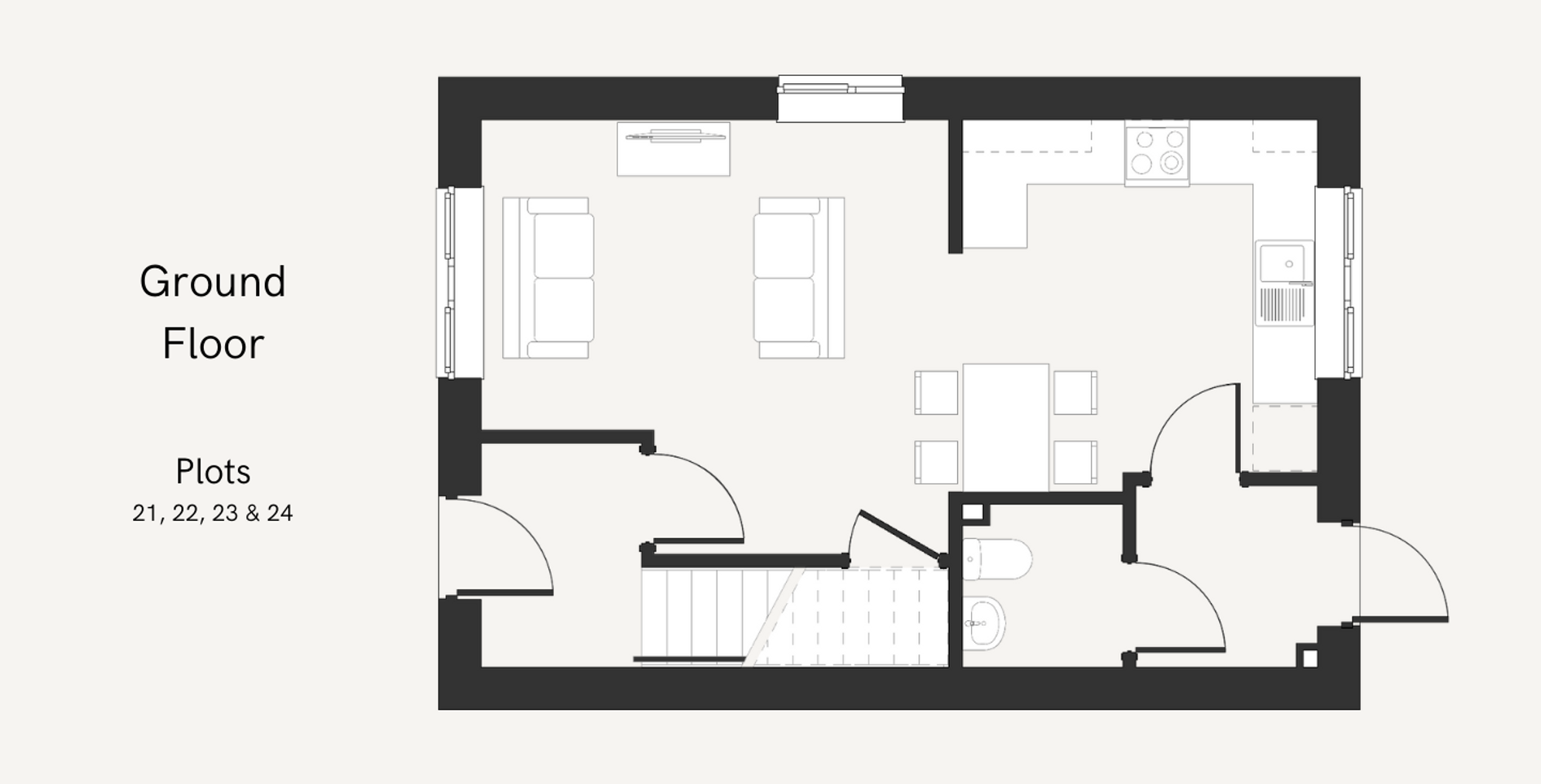 Coronation Avenue, Connor Downs, TR27 5GG 2 bed house in Hayle